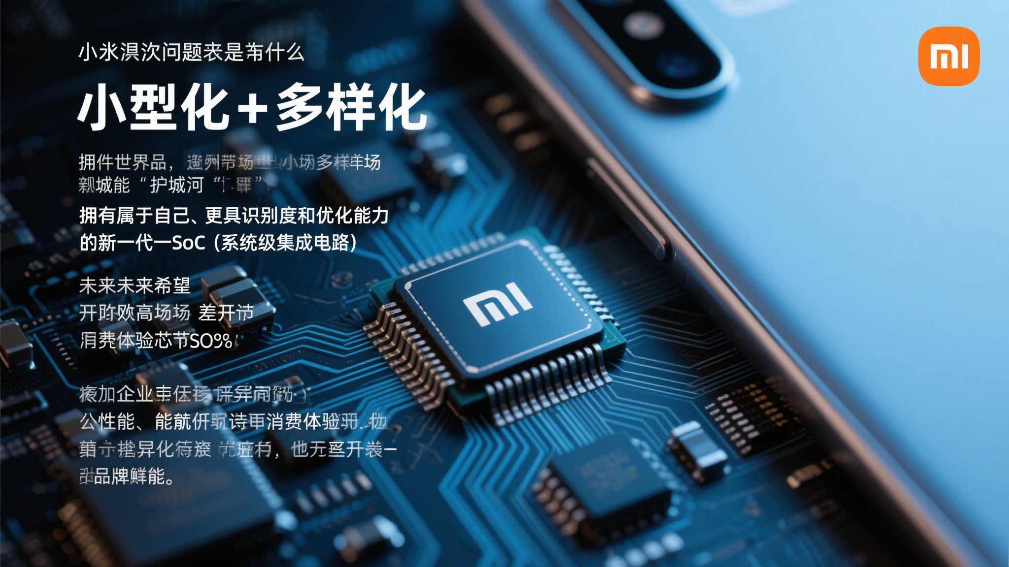 一个显而易见的问题是：为什么“小型化+多